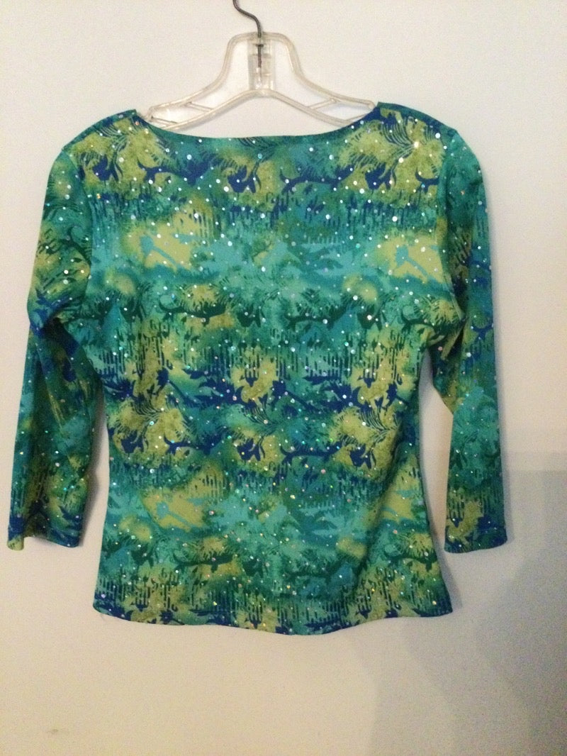 (AE#) John Paul Richards Sequined Pullover Size Medium