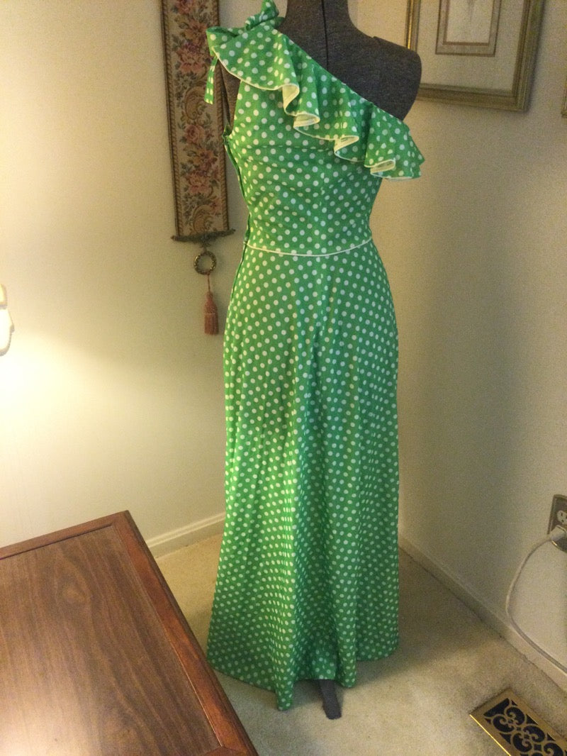 (A#) Vtg Dress Ruth Norman for Gay Gibson Size XS/S