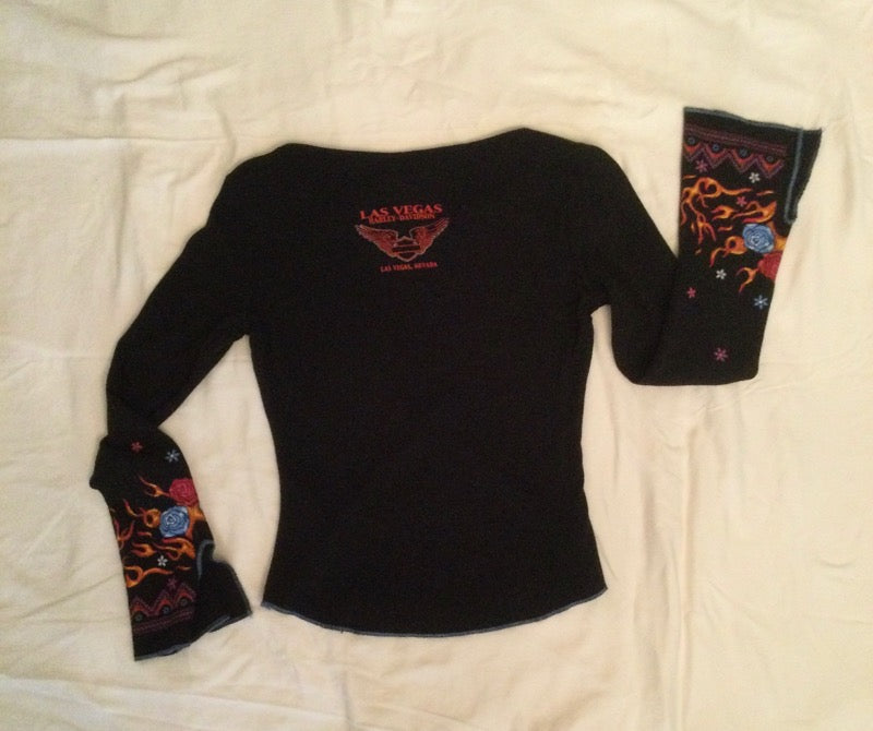 (AE#) Harley Davidson Las Vegas Top Size Small