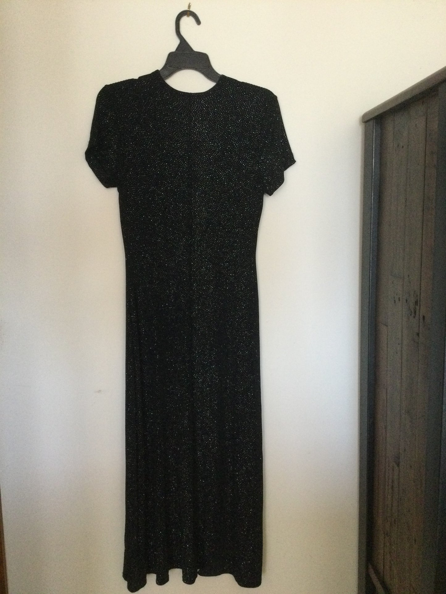 (AD#)Dress Size M- Marian & Maral  Black Sparkle Print