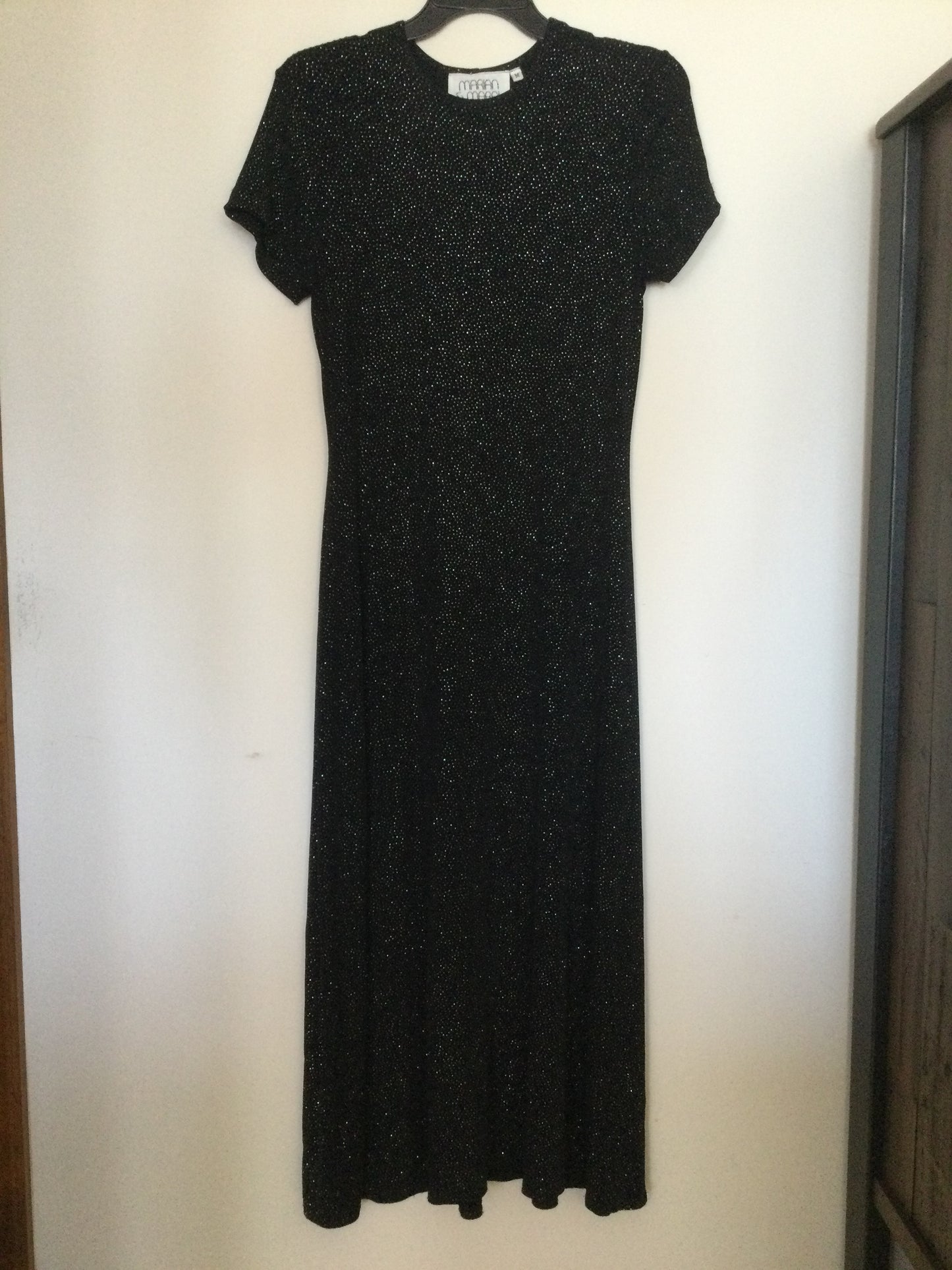 (AD#)Dress Size M- Marian & Maral  Black Sparkle Print